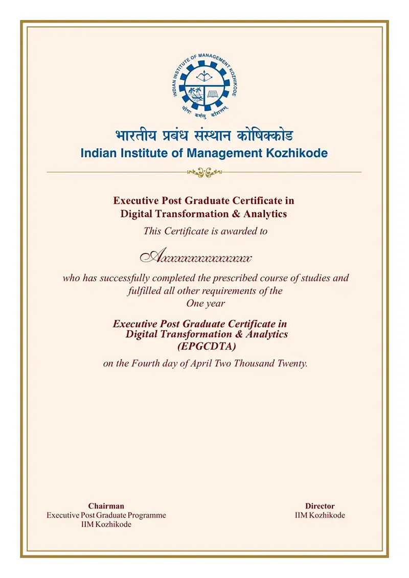 Certificate Thumbnail